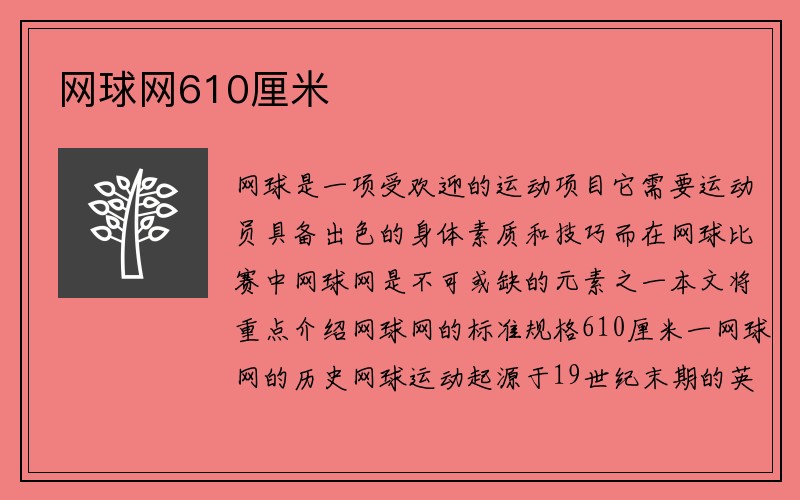 网球网610厘米